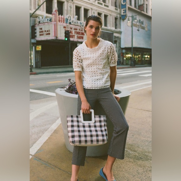 Anthropologie Essential Crop Flare Pants - Picture 7 of 10